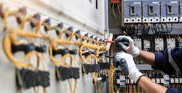 Professional Electrician technician working in Columbus, MN
